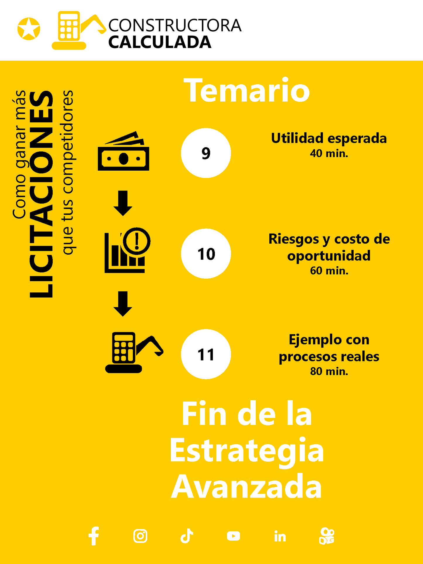 (Precio para 10 participantes) Como ganar más LICITACIONES que tus competidores (Versión PREMIUM) - CAPACITACIÓN presencial en tu ciudad